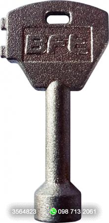 REPUESTOS MOTORES: DESTRABES MANUALES: BFT:  >LLAVE DE DESTRABE MANUAL  BFT